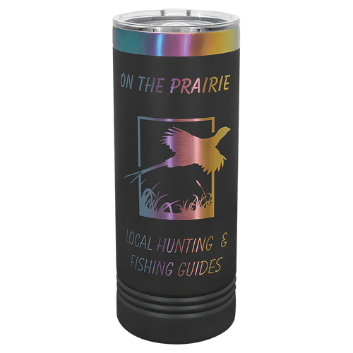 Polar Camel 22 oz. Black/Prism Skinny Tumbler