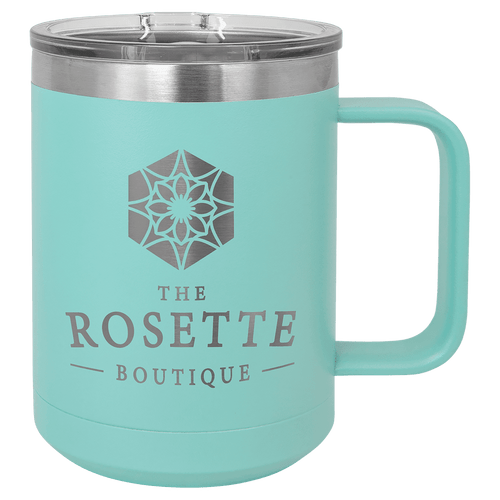 Polar Camel 15 oz. Teal Vacuum Insulated Mug with Slider Lid