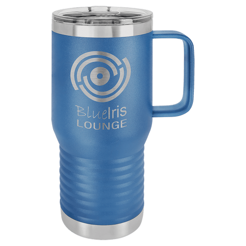 Polar Camel 20 oz. Royal Blue Vacuum Insulated Travel Mug with Slider Lid