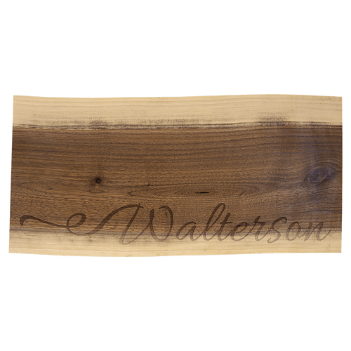 Black Walnut Cutting and Charcuterie Board 18"x 8"