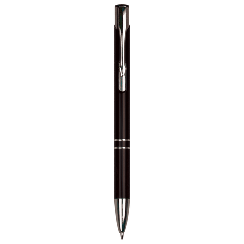 Aluminum  Laserable Pen Black with Silver Trim