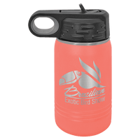 12 oz. Polar Camel Coral Water Bottle