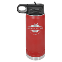 20 oz. Polar Camel Red Water Bottle