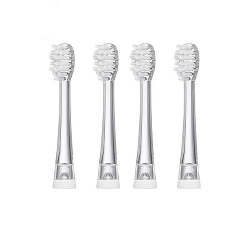 Kids Toothbrush Heads YCSG-831/832 for Sonic Electric Toothbrush EK6/513 Children Replacement Brush Head Ultral Soft 2PCS/4PCS(4 Small Heads)