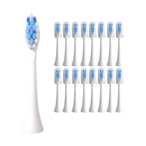 Replacement Toothbrush Heads Protective ，Compatible for Philips Sonicare， C3 Hx9044 A3 Hx9092 Hx9092 All-in-One Electric Tooth Brush Heads(3color-1A-16pcs)