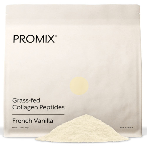 ProMix Nutrition Hydrolyzed Collagen Peptides Protein - Type 1 & 3 Grass Fed Collagen, Organic Coconut Sugar, Vanilla - 2.5 Pound (Pack of 1)