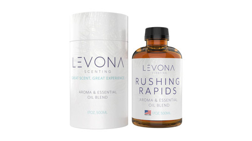 Levona Scent Essential Oils For Diffusers For Home: Hotel and Home Luxury Scents Oils For Diffuser - Rushing Rapids Scented Oil With Citrus Essential Oils And A Touch Of Vanilla Fragrance Oil - 500 Ml