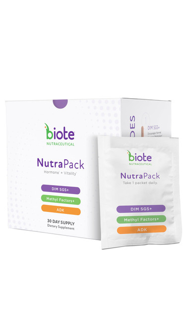 Biote Nutraceuticals - NutraPack - Hormone Balance + Vitality Support (Daily Packets 30-Day)