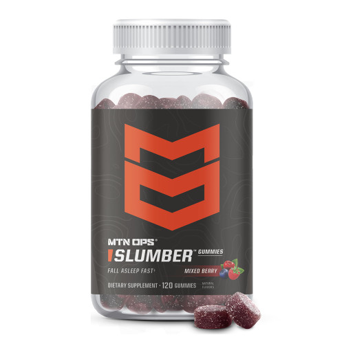 MTN OPS Melatonin Gummies for Sleep – Sleep Gummies with 2.5mg Melatonin, Tart Cherry 1000mg, Chamomile, Natural Flavors, Mixed Berry Flavor, 60 Servings