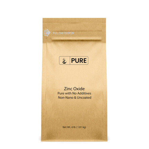 Pure Original Ingredients Zinc Oxide, Eco-Friendly Packaging, Non-Nano, (4 Pound)