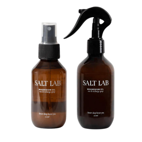 Salt Lab Magnesium Oil Spray – Magnesium Spray for Sleep & Relaxation for Adults, Fast-Absorbing Magnesium Oil Spray for Muscle Recovery & Restful Sleep for Daily Wellness - Duo Starter Bundle