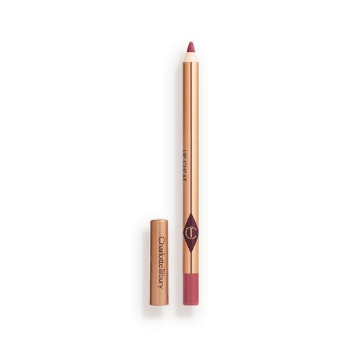 Charlotte Tilbury Lip Cheat Lip Liner Pencil - Creamy Fuller-Looking Lip Pencil with Jojoba Oil & Hyaluronic Acid - Waterproof, Smudge-Proof & Transfer-Proof - 6H Wear - 90's Pink