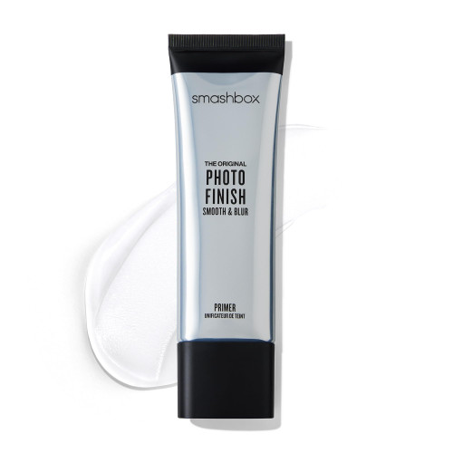 Smashbox Photo Finish Smooth & Blur Primer | Instantly Smooths Fine Lines and Pores for All Skin Types | Vitamins A & E Makeup Base with Blurring, 1.7 Fl Oz