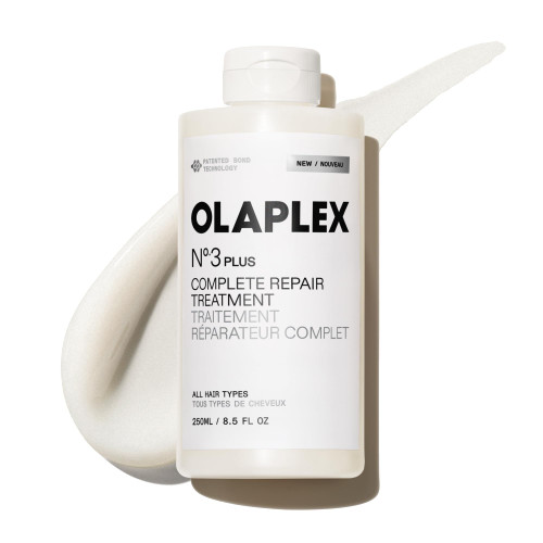 Olaplex N°.3PLUS Complete Repair Treatment: 3-minute Pre-shampoo Treatment to Immediately Repair Hair Damage for Softer, Stronger Hair | For Coily, Curly, Straight, and Wavy, 250 mL / 8.5 Fl Oz