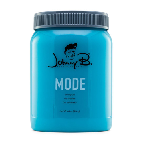 JOHNNY B. Mode Professional Hair Styling Gel, Long Lasting, Alcohol-free, No-flake formula, 64 Oz