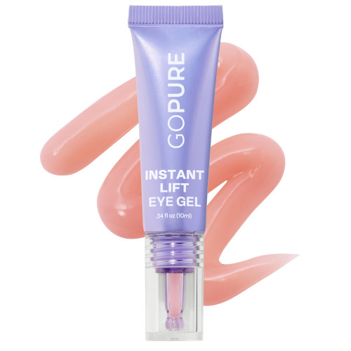 goPure NEW Instant Lift Eye Gel - For the look of Puffiness & Bags, Wrinkles, Fine Lines and Dark Circles, Anti Aging Skin Care for Men & Women with MaxLift3 Biotech Under Eye Brightener