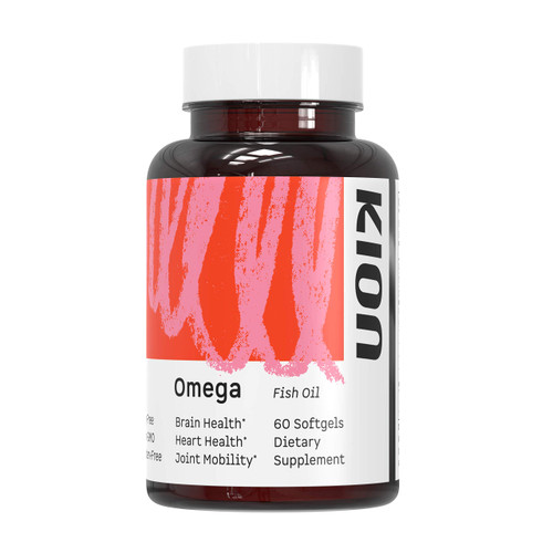 Kion Omega - Omega 3 Fatty Acid Supplements - DHA Supplements - Mini Fish Oil Softgels - Omega 3 DHA EPA Fish Oil Pills - Fish Oil 1,000 mg - 30 Servings