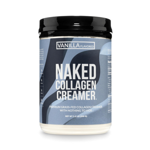 Naked Collagen Coffee Creamer - Vanilla Collagen Creamer For Coffee - Dairy-Free, Gluten-Free, GMO-Free - Support Hair, Skin, and Nails - 40 Servings
