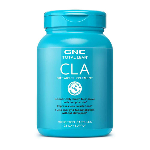 GNC Total Lean Premium CLA 3-6-9 | Improves Body Composition & Muscle Tone, Fuels Energy Without Stimulants, Supports Cardiovascular & Joint Health | 90 Softgel Capsules