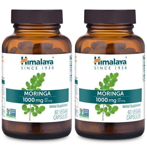 Himalaya Organic Moringa Capsules - Moringa Supplement, Herbal Superfood Antioxidants Supplement Supporting Wellness, Vitality, and Oxidative Stress-Vegan,Non-GMO,Gluten Free,1000 mg,120 Capsules