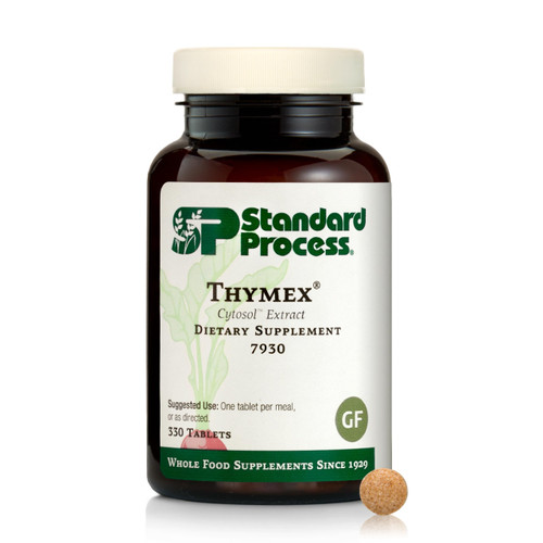 Standard Process Thymex Cytosol Extract Dietary Supplement - Gluten-Free, Non-Dairy & -Soy - Immune System Health Supplement - 330 Tablets