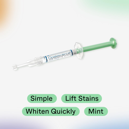 Opalescence 15% Gel Syringes Teeth Whitening Refill Kit - Low Sensitivity (4 Syringes) - Cool Mint - Carbamide Peroxide - Made in The USA by Ultradent Tooth Whitening - 5195-2