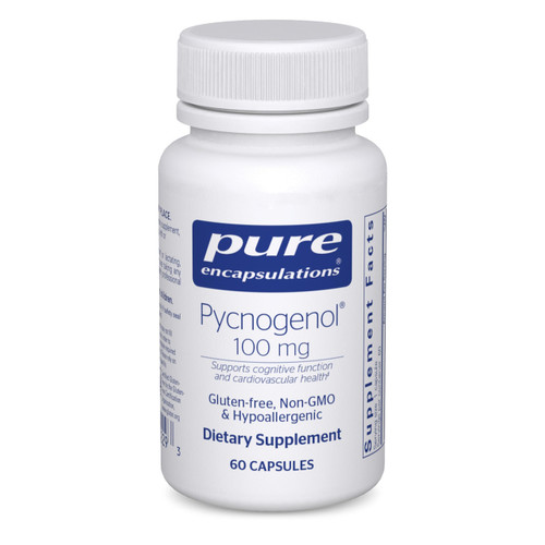 Pure Encapsulations Pycnogenol 100 mg | Hypoallergenic Supplement to Promote Vascular Health and Provide Antioxidant Support* | 60 Capsules