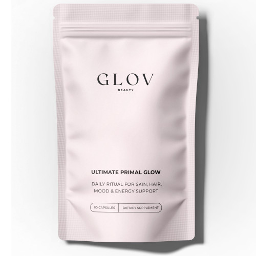 Glov Beauty Ultimate Primal Glow - Grass Fed Beef Organ Supplement for Women, Pasture Raised Liver, Heart, Kidney & Reproductive Beef Organs for Beauty, Energy & Vitality Support, 1Month Supply 60Caps