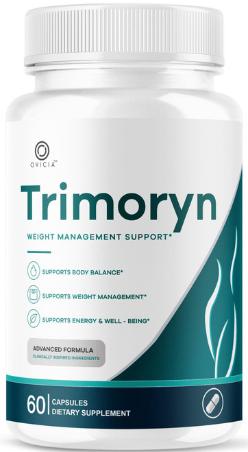 Trimoryn Capsules - Official Trimoryn Pills Advanced Support for Maximum Strength, All Natural Ingredients Premium Vitamins for Overal Health & Wellness Reviews, 60 Capsules for 1 Month