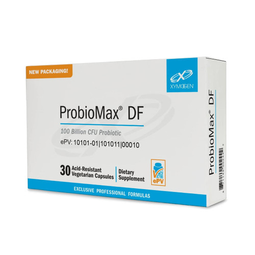 XYMOGEN ProbioMax Daily 100B - Probiotics for Digestive Health Support - Lactobacillus Acidophilus & Bifidobacterium Lactis HN019 - Vegetarian, Gluten-Free & Non-GMO - 30 Capsules