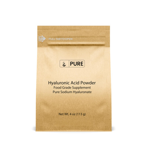 PURE ORIGINAL INGREDIENTS Hyaluronic Acid, Water Soluble, Fine Powder (4 Ounce)