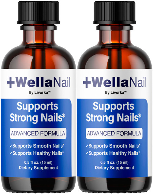 (2 Pack) WellaNail Drops - Official Wella Nail Advanced Liquid Drop Supplement - Maximum Strength, All Natural WellaNail Premium Support for Overall Health & Wellness Reviews, 2 Bottles for 2 Months