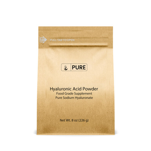PURE ORIGINAL INGREDIENTS Hyaluronic Acid (8 oz) Water Soluble, Fine Powder