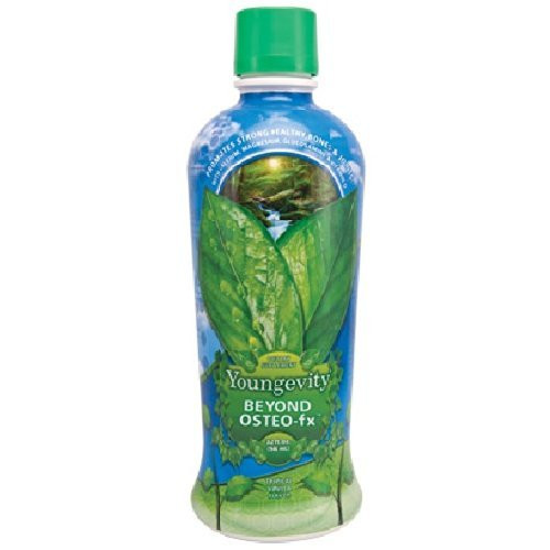 Youngevity Beyond Osteo-FX Liquid 32 oz - Calcium & Magnesium 1200/300mg + Vitamin D3, Zinc, MSM, Glucosamine + 77 Trace Minerals - Supplement for Bone Health