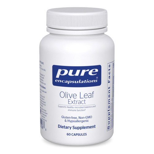 Pure Encapsulations Olive Leaf Extract | Hypoallergenic Supplement Supports Immune System and Healthy Intestinal Environment* | 60 Capsules