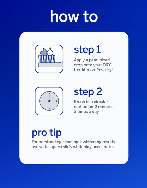 Supersmile Citrus Blast Fluoride-Free Whitening Toothpaste, 8 oz, Professional Whitening Toothpaste with Calprox®, Whitens 5.5 Shades in 7 Days, RDA 65 Low Abrasion, Enamel Safe for Veneers