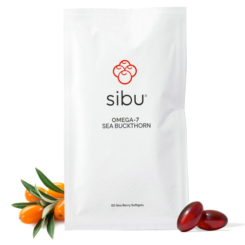 sibu Sea Buckthorn Omega-7 Softgels, 30-Day Refill Sachet
