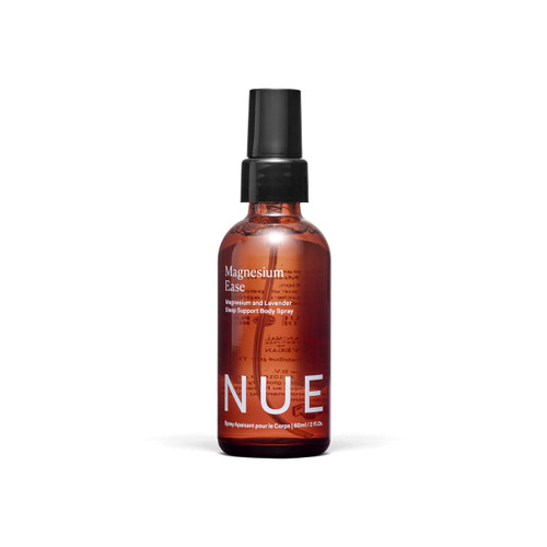 The Nue Co Magnesium Ease Skin Spray for Muscle Pain & Tension Relief with Lavender & Arnica Oil High Absorption Sports Recovery & Sleep Vegan, Paraben-Free, Non-Toxic, 60ml