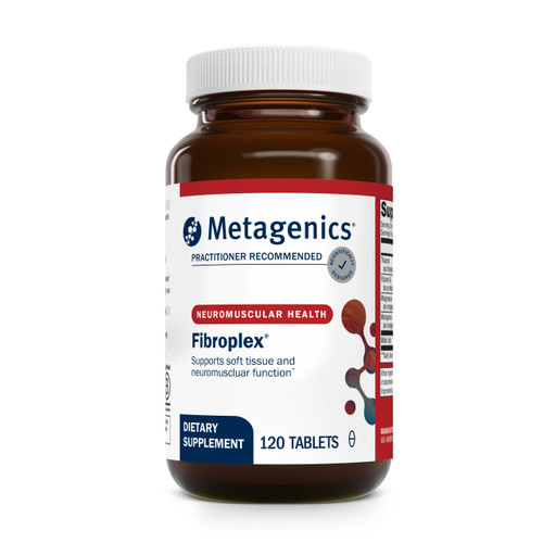 Metagenics Fibroplex - Magnesium, Malic Acid & B Vitamins for Neuromuscular, Bone, Heart & Stress Support* - Chelated Minerals, Non-GMO, Gluten-Free, Vegetarian - GMP Certified Facility - 120 Tablets