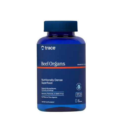 Trace Minerals Beef Organ 500 mg 180 Capsule