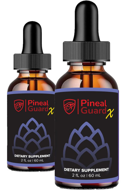 Nutraville Pineal Gland Supplement - Brain Support, Focus, and Memory Vitamins for the Brain, Decalcify, Activate, and Protect Your Pineal Gland - Third Eye Awakening - Pineal Guard X - Pack of 2