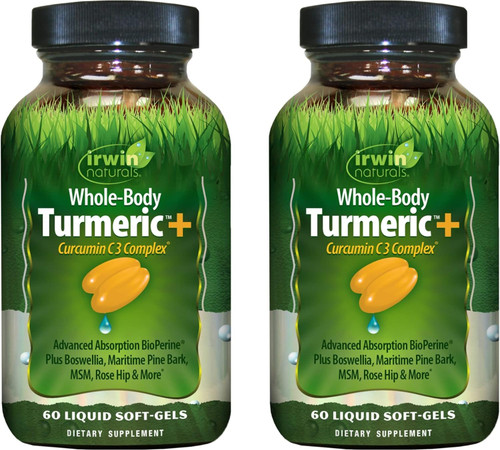 Irwin Naturals Whole-Body Turmeric Curcumin Wellness Formula