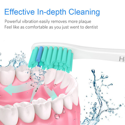 Heepim Replacment Heads Compatible with Philips Sonicare, for E-Series Essence, for Xtreme, for Elite, for Advance, and for CleanCare Electric Toothbrush, Toothbrush Replacment Heads Refills, 6 Pack