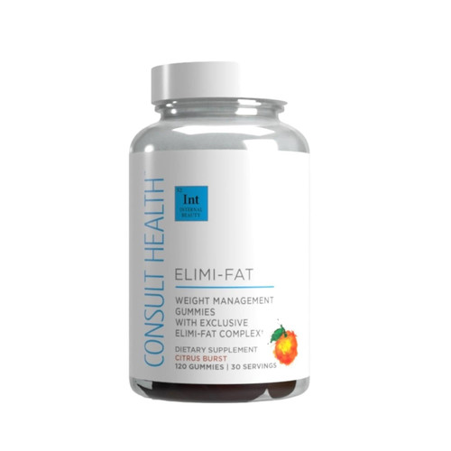 Consult Health ELIMI-Fat Apple Cider Vinegar Morosil Weight Management Gummies - Supports Weight Loss- Gluten Free, Keto, Vegan - Citrus Flavor 120 Count