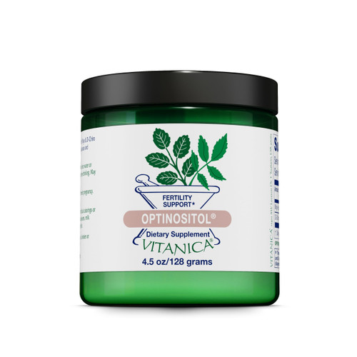 Vitanica Optinositol - Ovulation Support with Myo-Inositol & D-Chiro Inositol - Women's Health Supplement with 4000 mg Myo-Inositol Powder & 100 mg D Chiro Inositol - Pro Logo - 4.4 Oz