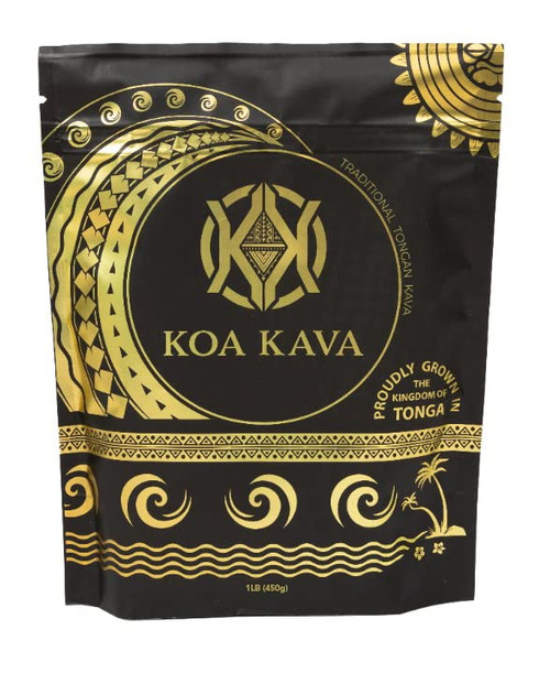 Koa Kava Kava Root Powder – Tongan 1 Pound Noble Kava Bag Pouni ONO Kava Tea Drink, Sourced Directly from Vava'u
