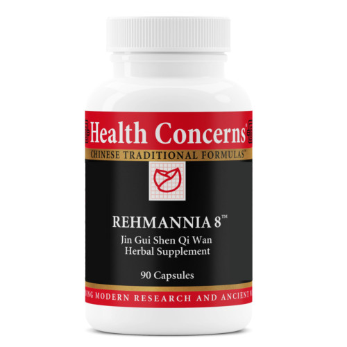 Health Concerns Rehmannia 8 - Kidney Cleanse Detox & Repair Supplement - Back Discomfort & Urinary Tract Health for Women & Men - Traditional Chinese Herbal Root Extract for Backaches - 90 Capsules