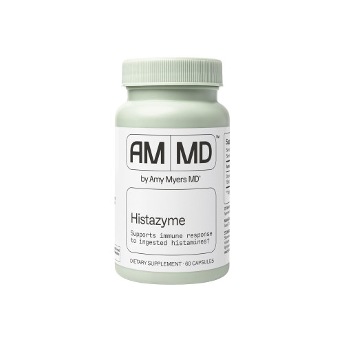 Amy Myers MD Histazyme - Diamine Oxidase Dao Enzyme Supplement Histamine Blocker to Support Healthy Digestion, Food Derived Histamine Intolerance (HI) - 60 Capsules - Bottle
