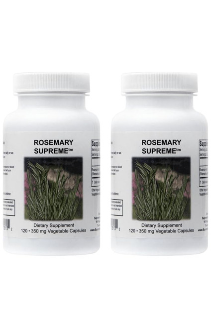 Supreme Nutrition Rosemary Supreme, 120 Pure Rosemary Vegetarian Capsules (Pack of 2)