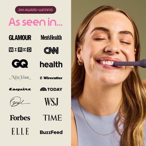 Quip Ultra Lite Sonic Electric Toothbrush, Slim Lightweight Design, 3 Brushing Modes, 15X More Plaque Removal, Pressure Sensor & 30-Day Battery, Meadow Green